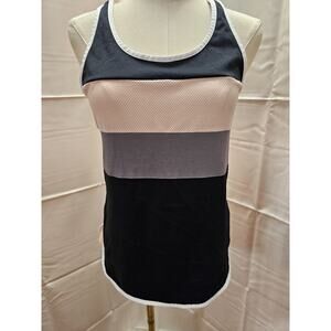 Sweaty Betty Morgan Workout Tank Top Size‎ XS, Pink Black & Grey